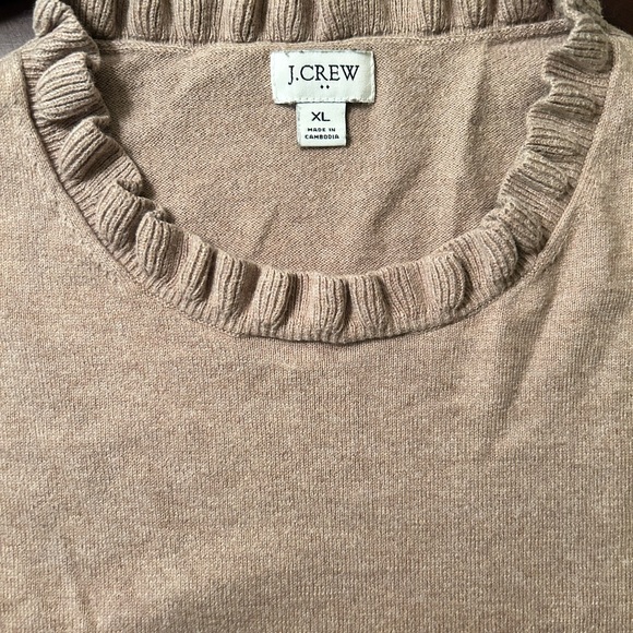 JCrew Ruffled Neck Sweater - Picture 3 of 3